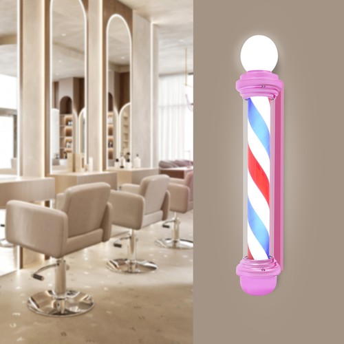 Barber pole light arbershop - pole,