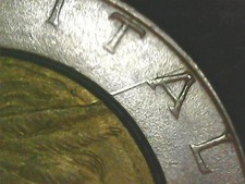 500 LIRE 1990 ERRORE - LINEE