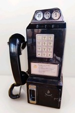 Telefono Stile telefono pubblico americano Funzionante Teleconcept LEGGI DENTRO