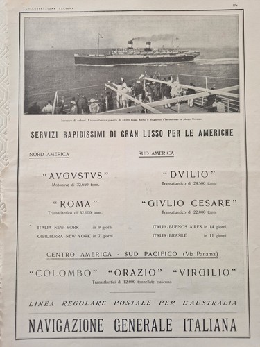 1930 pubblicità navigazione - 1930,