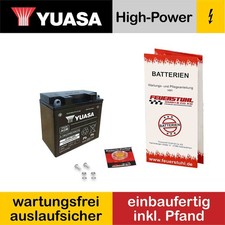 Aprilia SR Motard 50 2T, 2012-2014 (LBMC50) batteria YUASA AGM (incluso deposito 7,50)