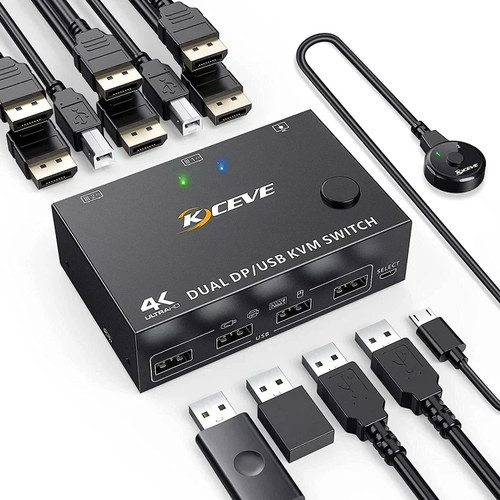 Switch kvm 2 monitor - 2, pc