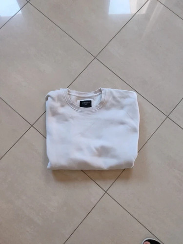 Felpa white 100 - felpa, cotone