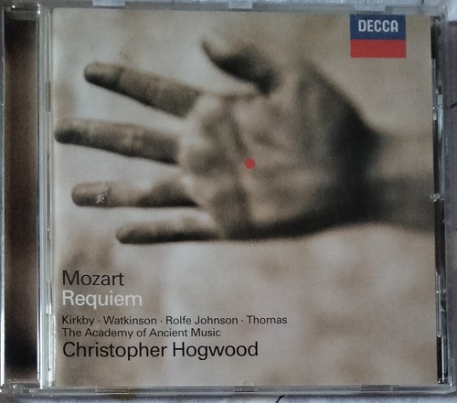 Mozart requiem hogwood - cd.,