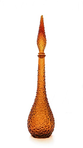 Vintage empoli amber coloured - empoli, amber-coloured