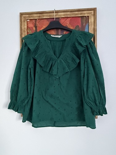 Blusa donna zara verde - blusa,