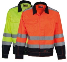 GIUBBINO GIACCA ALTA VISIBILITA' DA LAVORO PAYPER SAFE HI-VI BANDE RIFLETTENTI