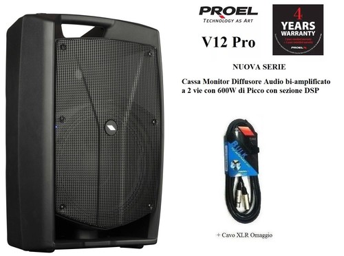 Proel v12 pro cassa monitor - pro, bi
