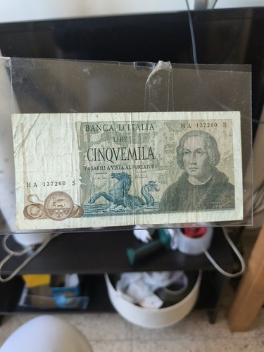5000 lire colombo tipo - 5000,