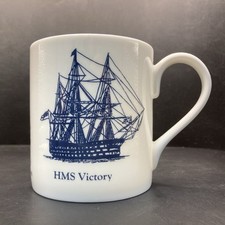 McLaggan Smith HMS Victory Lord Nelson Burnham Thorpe Bone China Mug Scotland