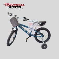 BICICLETTA BIMBO/RAGAZZO 4/5/6 ANNI MISURA 16 CON ROTELLE