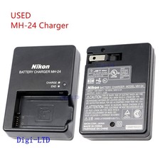 Caricabatteria originale Nikon MH-24 MH-24CH per batteria EN-EL14 EL14A D5200 D5300 P7800