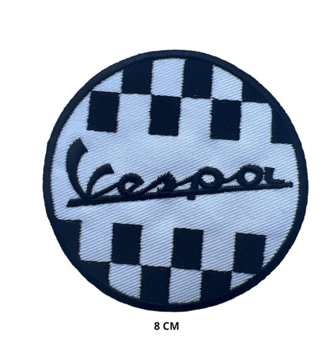 Vespa scooter mod embroidered - scooter,