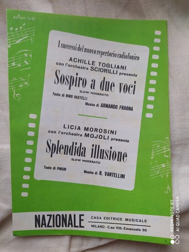 Achille togliani sospiro a - achille, "sospiro