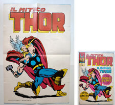 Il mitico THOR 1 Manifestro POSTER editoriale Corno 1971 gadget
