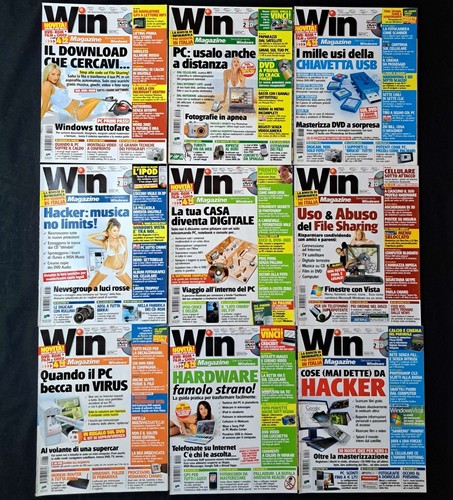 Lotto riviste win - "win, magazine"