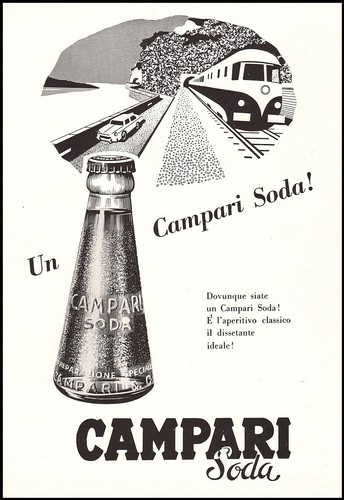 Pubblicita 1957 campari soda - 1957,