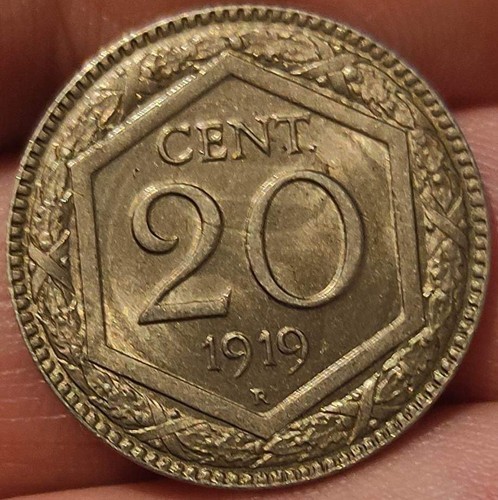 Centesimi esagono 1919 - 20,