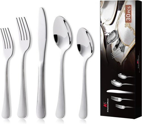 Set posate acciaio inox - posate, 6