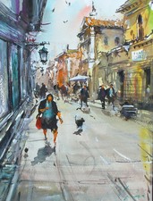 Quadro originale acquerello - quadro,