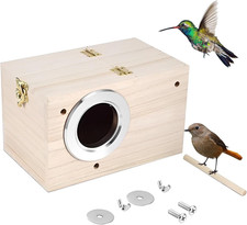 1 Pezzi Di Legno Massiccio Scatola Di Allevamento per Pappagalli, Durevole Scato