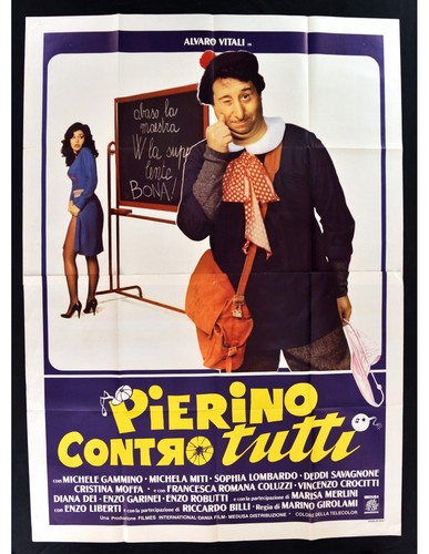 Manifesto pierino contro tutti - pierino,