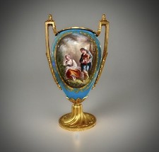 Vaso stile Sevres Ormolu