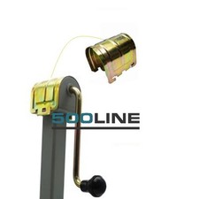 Coperchio tappo cric come originale Fiat 500 d'epoca alta qualita zincato dorato