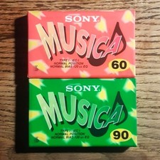 2 Audio Cassette Sony Musica