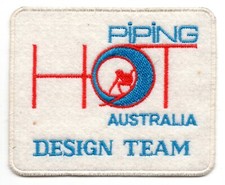 Tavole da surf vintage retrò Piping Hot Australia Surf Gear Sydney Design Team 5x4"