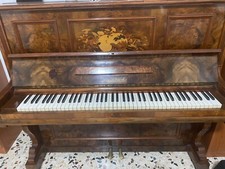 Pianoforte verticale Steinbach berlinese 1930 in radica di noce