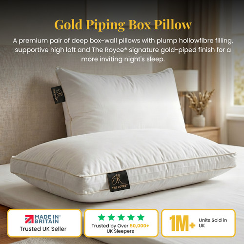 Cuscino box tubi - , oro
