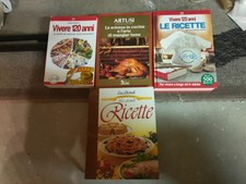 Set libri di cucina, ricette