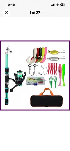 Set canne pesca kit - canne,