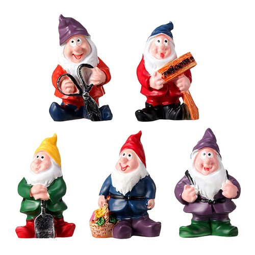 5pcs resina piccoli ornamenti - 5pcs,