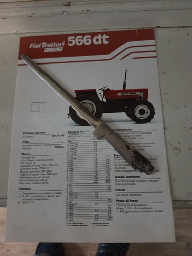 Fiat 566 trattore depliant - fiat,