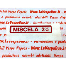 Adesivo rosso miscela 2% per