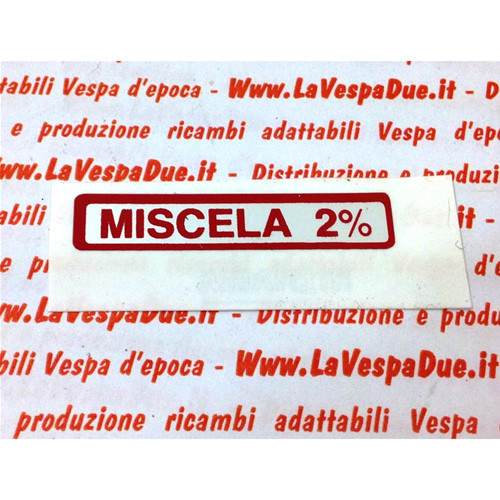 Adesivo rosso miscela per - rosso, 2%