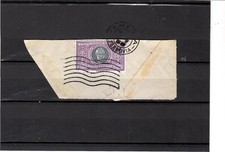 REGNO 1923-MANZONI-RARISSIMO  5 LIRE SU FRAMMENTO-NON PERIZIATO-RARISSIMO