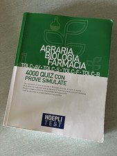 Hoepli Test - Agraria, Biologia, Farmacia 4000 quiz con prove simulate 2023/2024