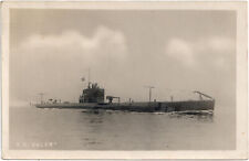 CARTOLINA REGIO R. SOMMERGIBILE 'JALEA' VIAGGIATA CON ANNULLO 29.1.34 LA SPEZIA