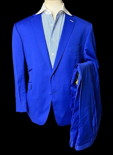 Tuta scabal blu elettrico - blu, su