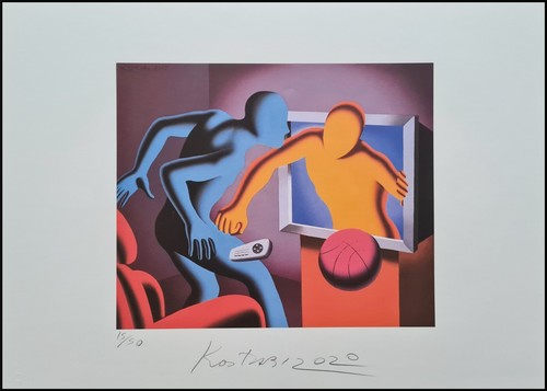 Mark kostabi senza titolo x - mark,