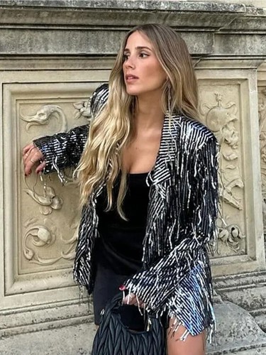 Blazer zara con frange - blazer, e