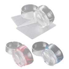  3 Sets Accessori Per Unghie Stamping Kit Artistiche Manicure Stamper