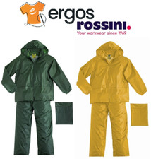 ROSSINI Completo Antipioggia Giacca Pantalone da Lavoro Moto Anti Pioggia HH305