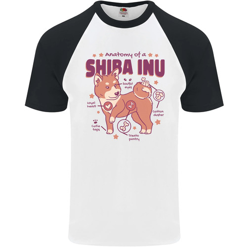 Shirt baseball uomo - baseball, shiba