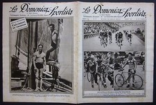 1933 DOMENICA SPORTIVA Tour Learco Guerra Giuseppe Martano Georges Speicher bici