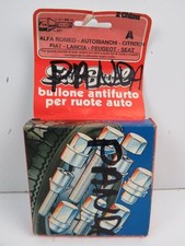 vecchi BULLONI ANTIFURTO PER RUOTE AUTO STIL BULL A 2 chiavi per alfa romeo fiat