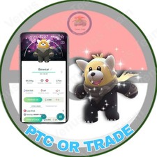 Pokémon Go✨ Shiny Bewear Wilderness Cape Sfondo Speciale✨PTC 80K O 1Mil Polvere